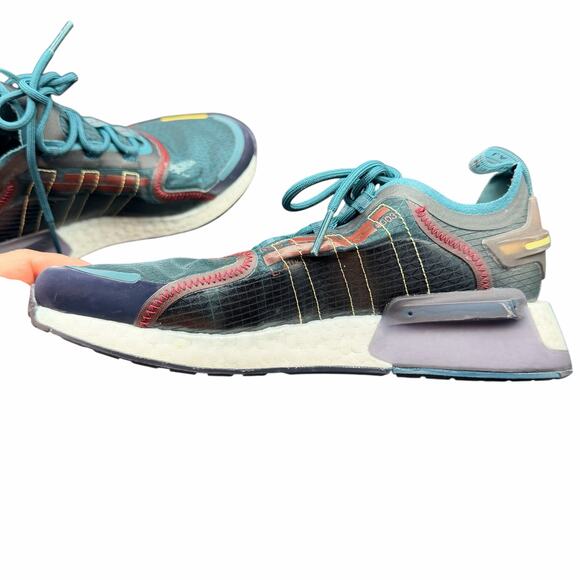 Adidas NMD_R1 V3 Women’s 8.5 Teal Multicolor Boost Running Sneakers - Picture 10 of 13